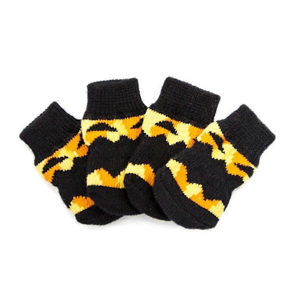 Kæledyrs bomuldsstrømper Hunde bomuldsstrømper Græskar bomuldsstrømper Halloween dekorationsstrømper Multi XL