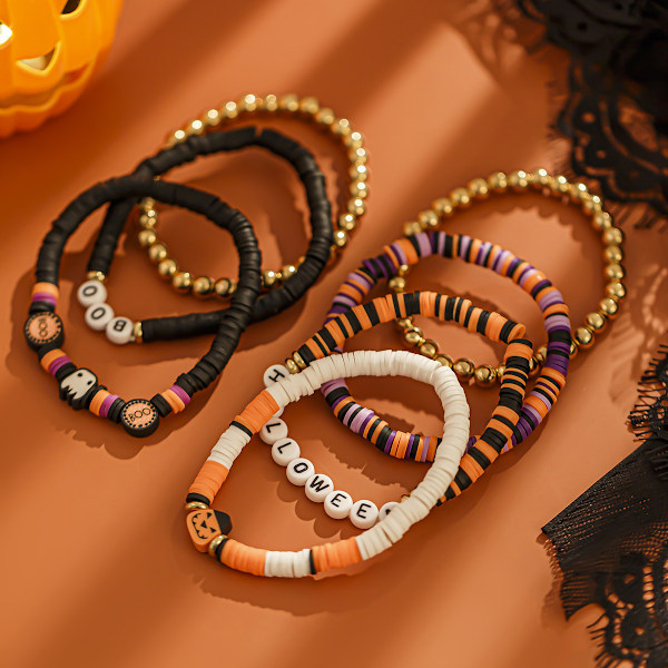 Halloween-spöke armband set julcharm armband dammodeaccessoarer C