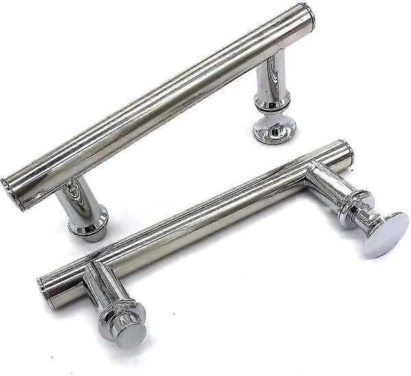 Stk 145 mm (14,5 cm) forkrommet ABS dusjdørhåndtak, hull til hull