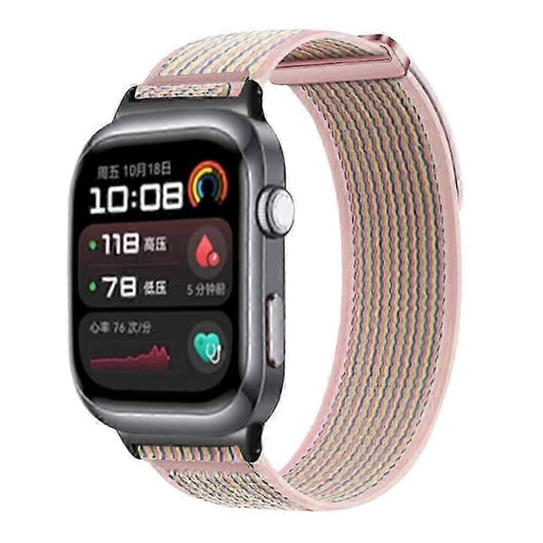 Erstatningsarmbånd til Huawei Watch D2 i blågrå med justerbar nylonrem Multicolor Pink