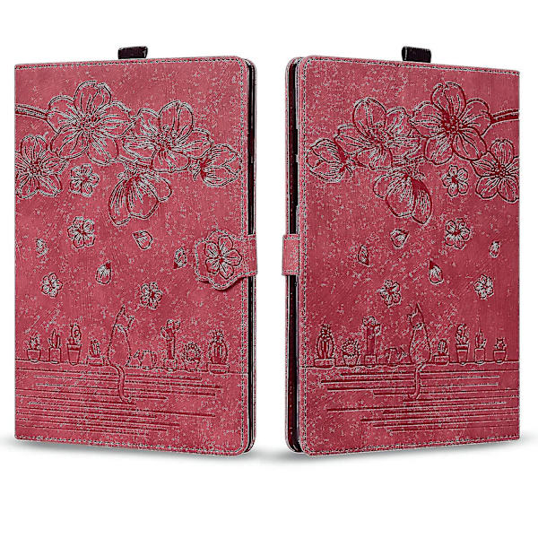 Sakura Cat case Amazon Kindle Scribelle 10.2 2022 Red