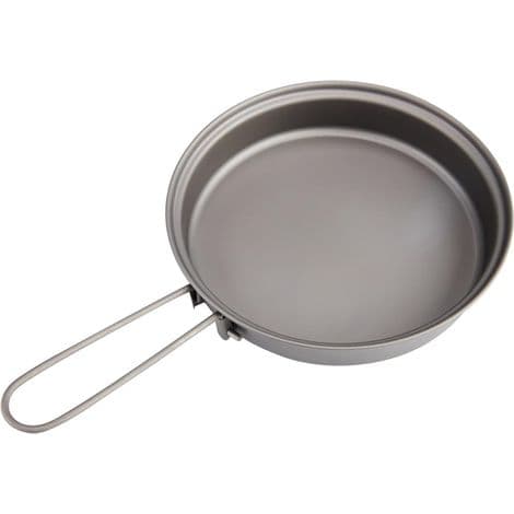 Stekpanna i titan, lättviktsutrustning för camping och picknick, 145 mm