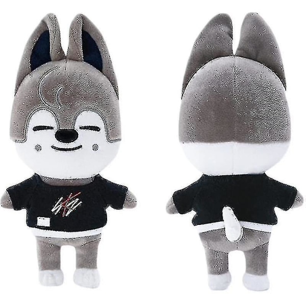 Cartoon Stray Kids Skzoo Plyschleksaker 21 cm Peluche stoppad docka Bbokari Wolf Chan Leebit Dwaekki Jinir