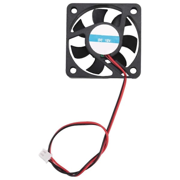 50mm x 50mm x 10mm 5010 DC 12V 0.1A 2-bens børsteløs køleventilator