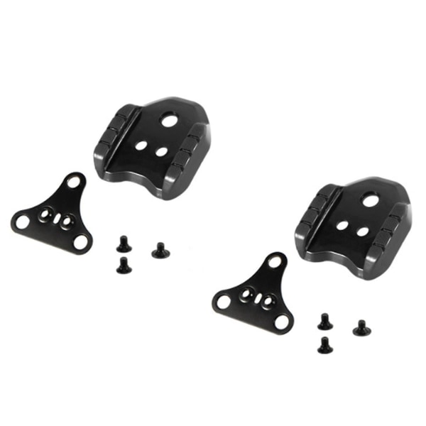 Cykellås Pedal Adapter Road Convert Pedal SPD Shoe Cleat Cover Dual-Use Adapter Cleps Cykel black