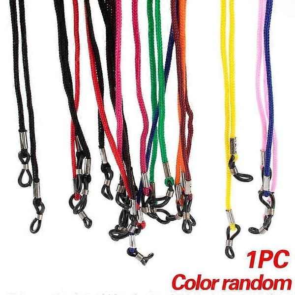 1/5/10x Nylon läsglasögon glasögon halsrem snöre rep one-size multi-color
