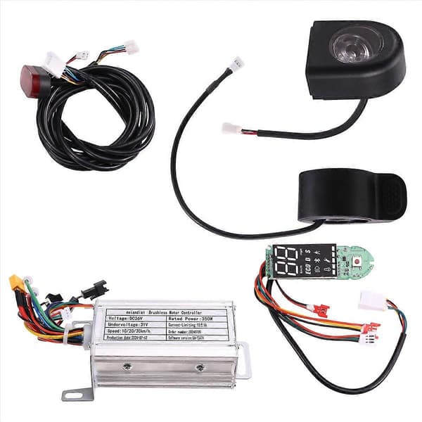 36V 350W Børsteløs Controller Kit + Bluetooth Indikator + Lys + Gas til M365/M365 Pro El-løbehjul