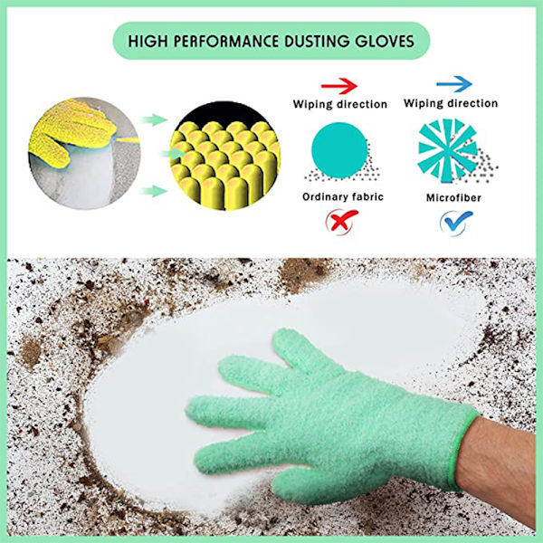 Torra Absorberende Tørrehandsker, Mikrofiberhandsker Absorberende Tørring