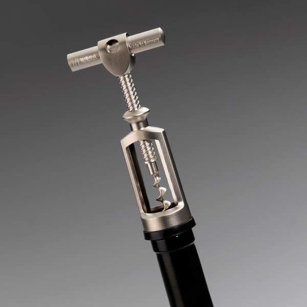 Klokkeformet korketrekker (med uttrekker), Monopole Edition, Stål/Støpt sink
