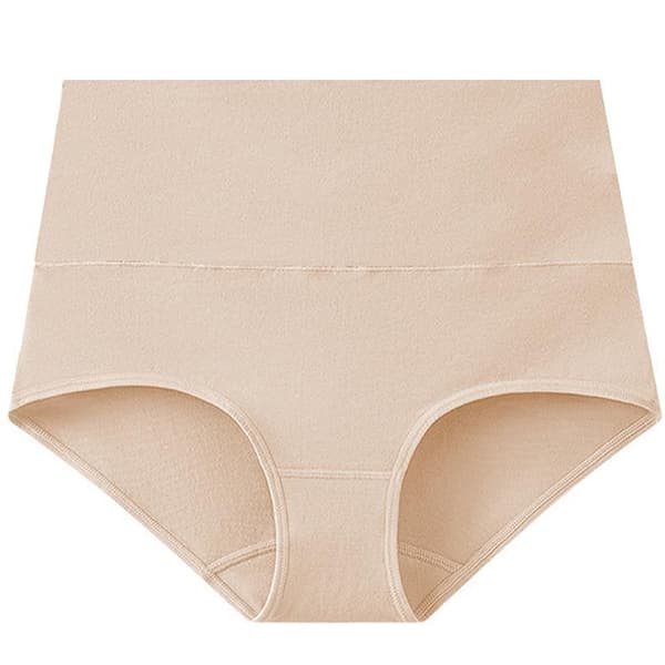 High-waisted briefs (5-pack) Beige XL Beige Beige XL