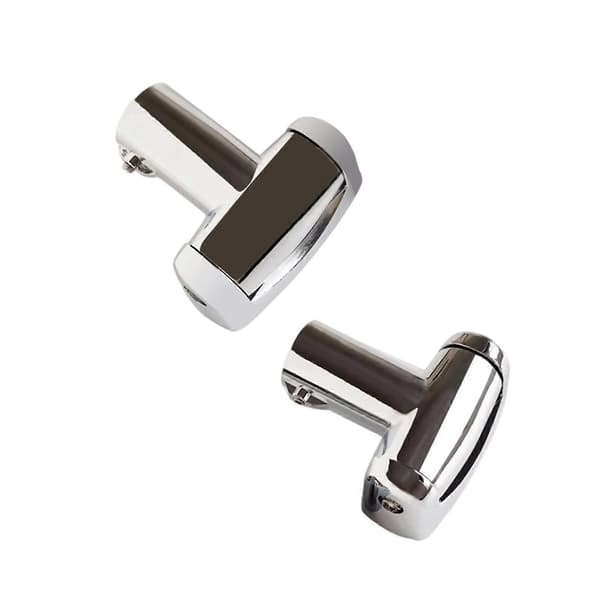 Baderomsorganisatorer 25 mm buet dusjstang 360 svingbare sinklegering rustfri monteringssystemer Silver