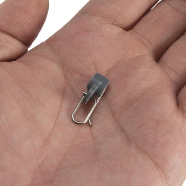 Fisketilbehør Impact Baits Clip Rustfrit Stål Fisk Impact Hook Release Clip Baits Hook Release Clip Krogudløsning grey