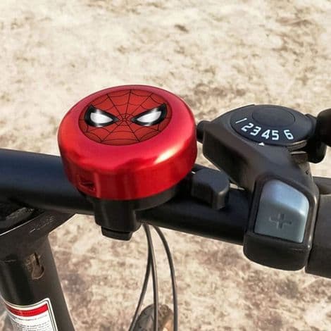 Barncykelklocka, pojke, småbarn, aluminium Spiderman cykel (höger)