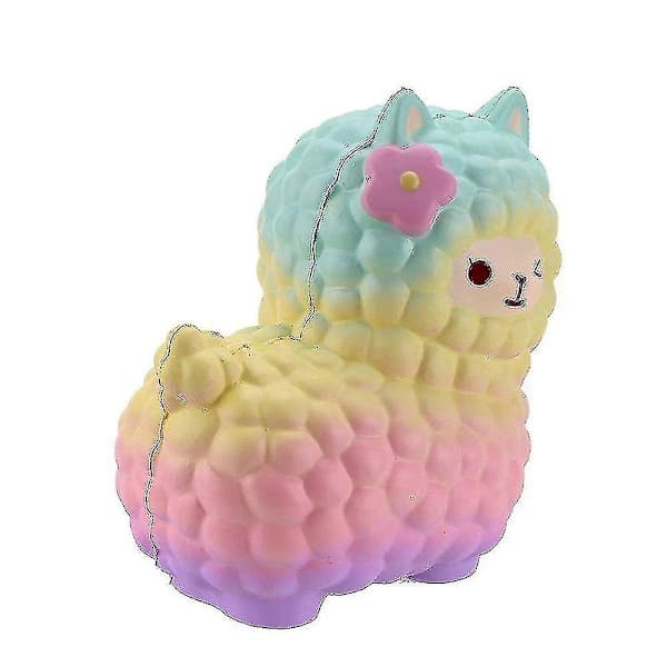 Jumbo Får Alpaca Squishy Sød Galaxy Langsomt Stigende Klem Stress Relief