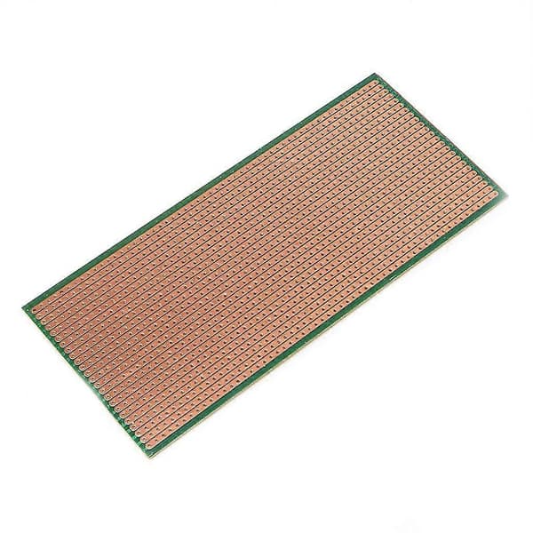 5 stk 6,5x14,5 cm stripebrett Veroboard ukuttet PCB-plate enkeltsidig kretskort