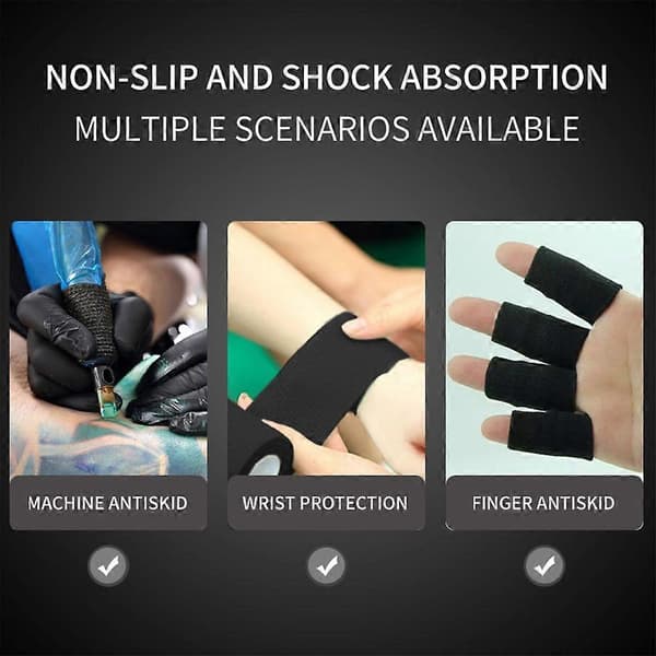 Selvklæbende elastisk bandage - Non-woven, 4,5m, til fingerled, kæledyrspote blue camouflage 5cm x 4.5m