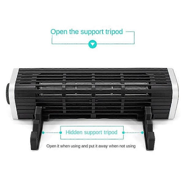 OImaster Laptop Køler Gaming Køler Køleventilator Laptop Pad Tablet Stand Hastighedsjusterbar USB Multifunktion Black