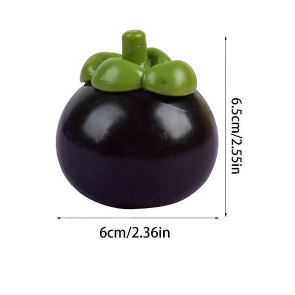 Liquid Mangosteen Pinch Pinch Decompression Simulation Fruit Toys Vent Decompression Ball Multicolor