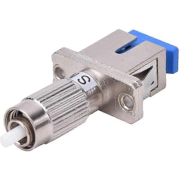 FC-SC Single Mode Kopplare Hybridomvandlare Fiberoptisk Adapter blue & silver