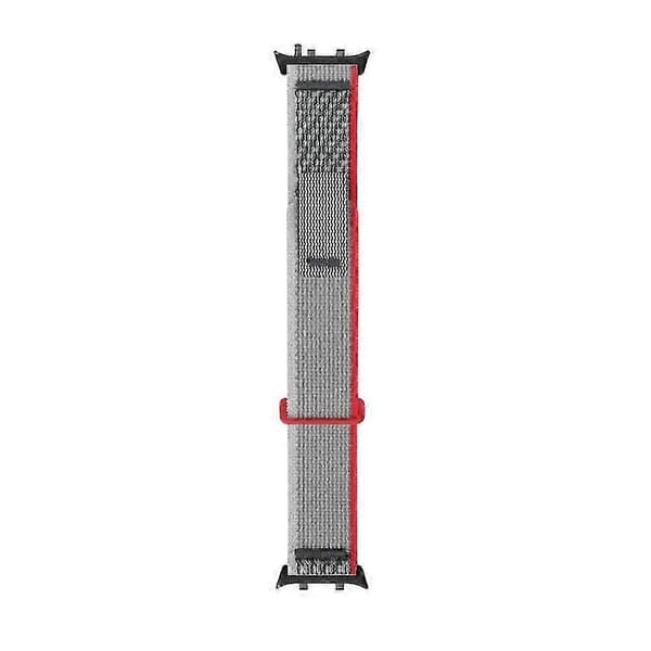 Erstatningsarmbånd til Huawei Watch D2 i blågrå med justerbar nylonrem Multicolor Red Grey