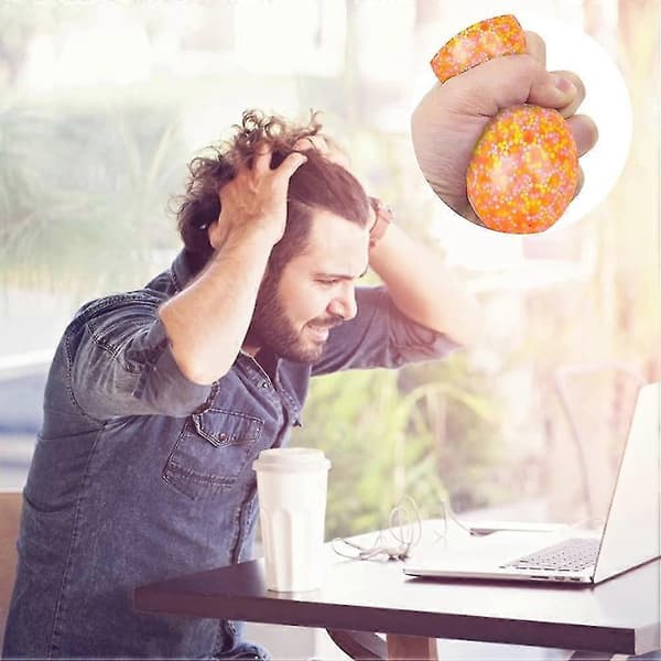 Stressbolde Legetøj, Bløde Klemmebolde Sensorisk Fidget Legetøj Sæt, Stressbold Til Børn Og Voksne Med Angstlindring, Autisme Og ADHD