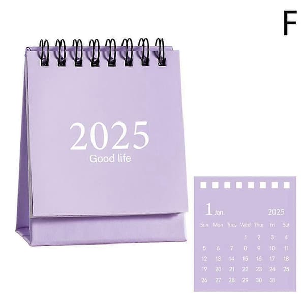 Mini Skrivebordskalender Desktop Kalender Innbundet Kalender Dekor White