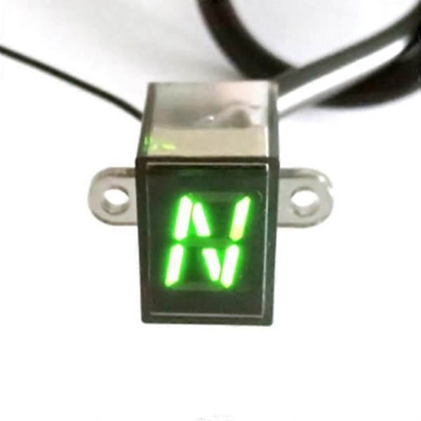 12V universell LED digital girindikator motorsykkel display girposisjonssensor vanntett displayinstrument