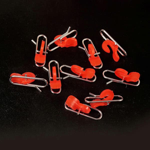 Fisketilbehør Impact Baits Clip Rustfrit Stål Fisk Impact Hook Release Clip Baits Hook Release Clip Krogudløsning Red
