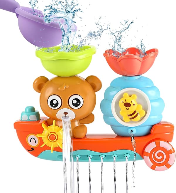 Babybadeleker, egnet for badetid for babyer i alderen 1 til 3 år