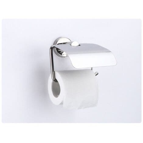 Minimalistisk og moderne toiletpapirholder i rustfrit stål med stænkbeskyttelse