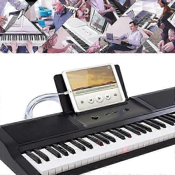 Micro-USB–USB Type B -sovitinkaapeli MIDI-laitteille, ääniliitäntäkaapeli kosketinsoittimille ja pianoille White Type a