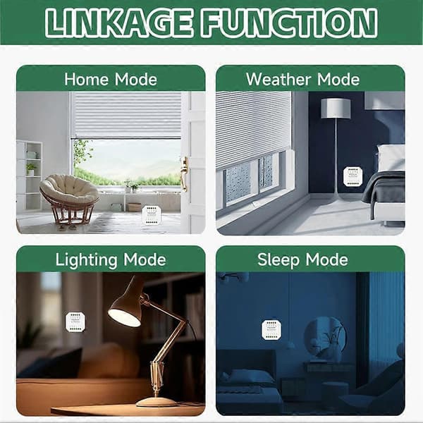 4CH WiFi Switch Modul AC100-240V Smart Switch Modul Smart Life App Fjernbetjening Smart Life Controller White