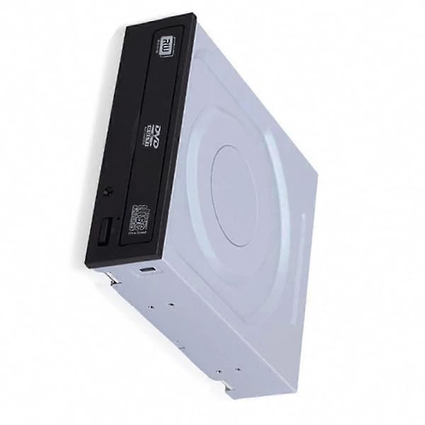 Stationær computer med indbygget SATA optisk drev DVD/CD-brænder White & black