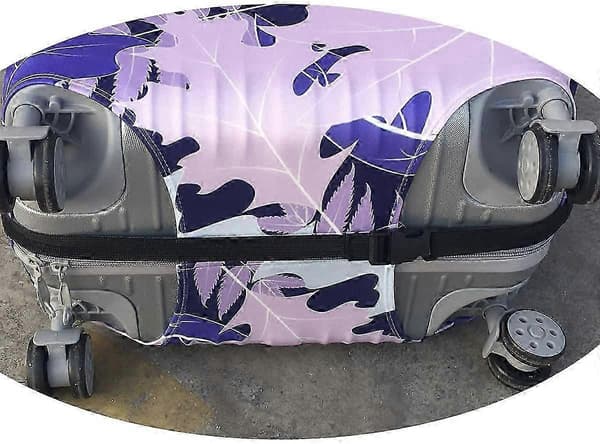 Spandex resväskeskydd - Tvättbart resbagageskydd för bagageskydd