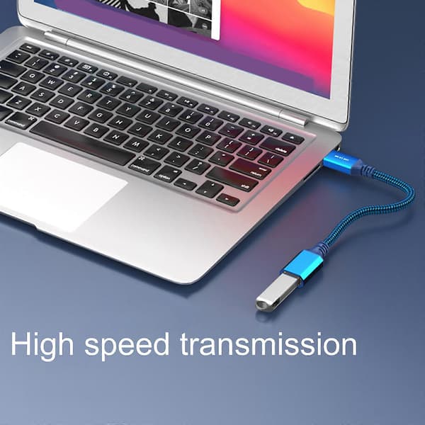 Flätad USB 3.0 A till A förlängningskabel med aluminiumkontakter USB-förlängningskabel för USB-enhet Flerfärgad 5m