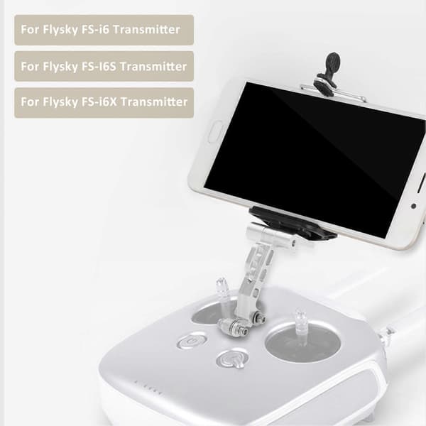 5,5 tommer justerbar telefonholder til Flysky FS-i6 FS-I6S FS-i6X sender
