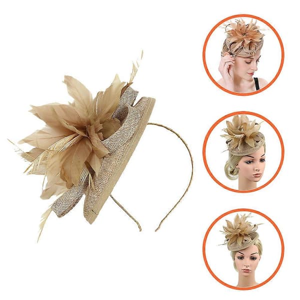 Fascinator-hatt Tea Party-hatt hårklämma för kvinnor konvertibel bal konserter 1 set