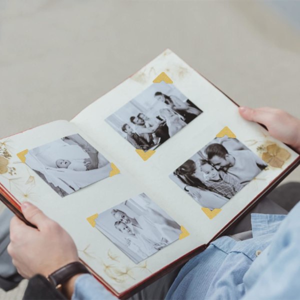 120 st självhäftande fotohörn, självhäftande fotohörn, självhäftande fotohörn, självhäftande fotohörn