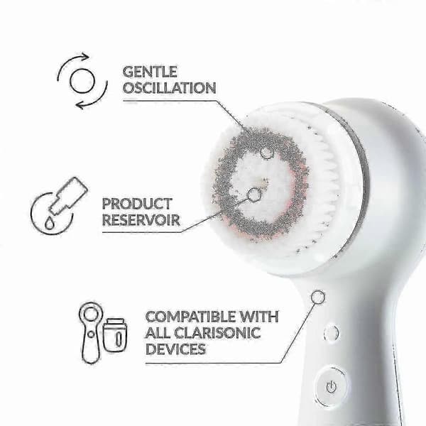 H-4 stk. Clarisonic Erstatning for børstehode dyp pore delikat sensitiv kasjmir Radiance