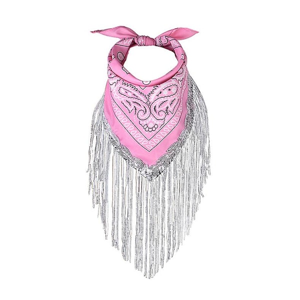 Disco Fringed Bandana Disco Party Bandana For Women Men