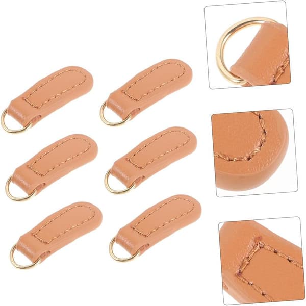 St Leather Zipper Pulls for Jackets and Clothes Portable and Easy to Replace