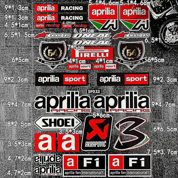 Reflekterende Motorcykel Dekal Tank Motorcykel Tilbehør Fairing Sticker Til Aprilia Dorsoduro 750 Factor Racing Rsv Rs Tuono Sr50 Jb51-3
