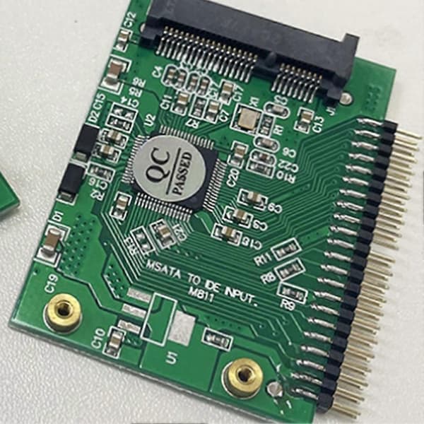 MSATA-IDE-muunninkortti 44-nastainen SSD MINI PCI-E MSATA SSD 1,8 tuuman 3,3 V IDE-IDE-sovitinkortiksi Green