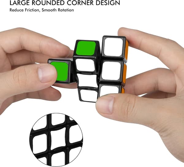 Magic Cube 1x3x3 Magic Cube för vuxna och pojkar, pedagogisk leksak, 3D