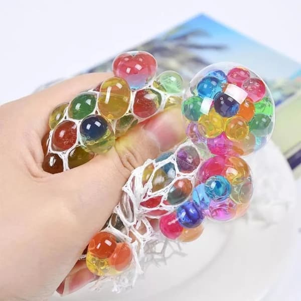 6CM Selvlysende Stressbolde Klem Grape Studs Dekompressionslegetøj Blød Gummi Ventilationsaflastning