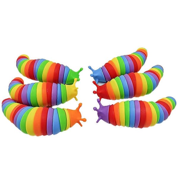 Fidget Leketøy Autisme Sensoriske Leker Håndleddsstyrke Stress Relief Gave for Voksne Barn_Bra sake Rainbow Color