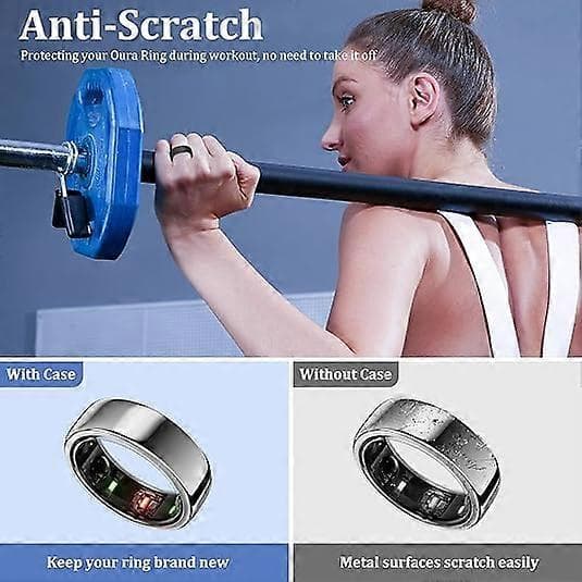 Silikonringbeskytter for Oura Ring Gen 3, elastisk ringdeksel for Oura Ring Gen 3 for trening M