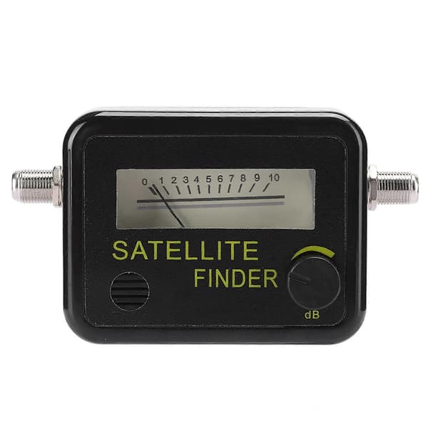 9501 Følsom Satellitfinder Signalstyrkemåler Sort med Digital Skærm