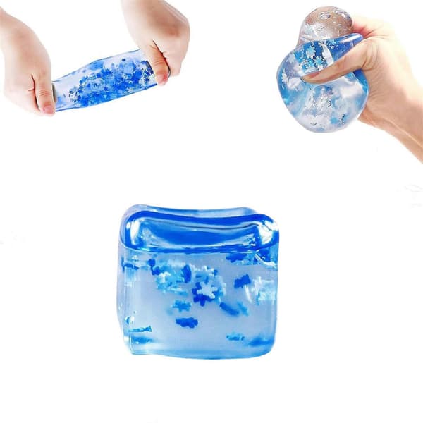 Snöflinga Isbitar Maltsocker Kläm Rolig Leksak Långsam Återhämtning Kläm Multicolor