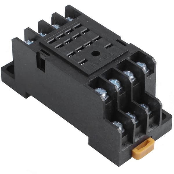 2X DC 24V spolespænding 4PDT 14-benet terminal elektromagnetisk relæ HH54P Black & clear